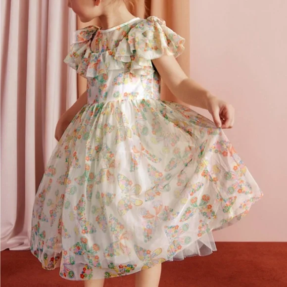 Mini Boden Pastel Butterfly Dress - Cream and Multicolor is available for  purchase on au PAY Market - Imported Goods Online Store Co.Ltd. | au PAY  Market - Online Shopping Site